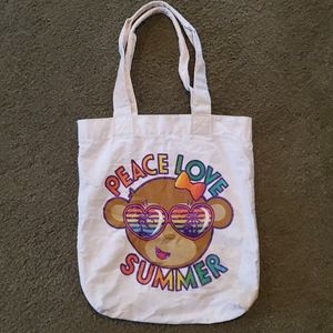 Peace Love Summer Tote